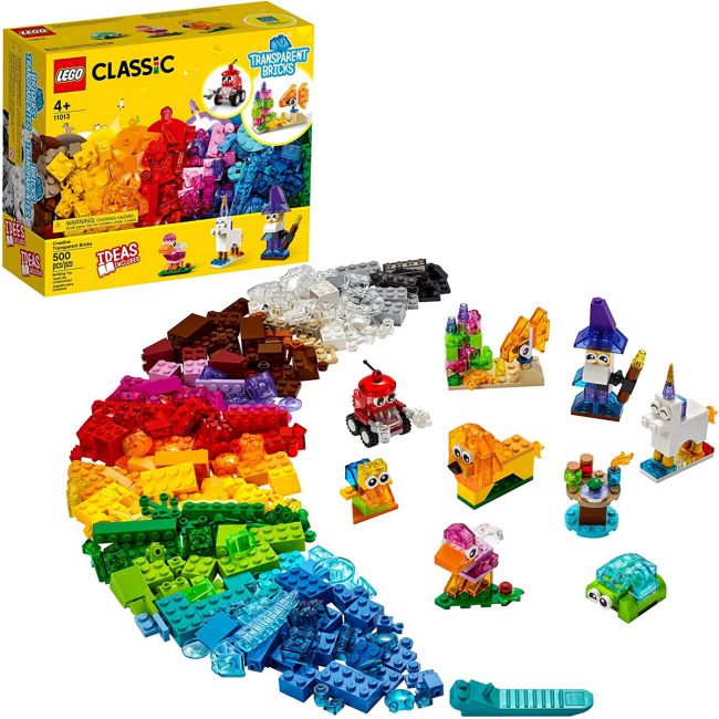 LEGO CLASSIC CARAMIZI TRANSPARENTE CREATIVE 11013 VIVLEGO11013
