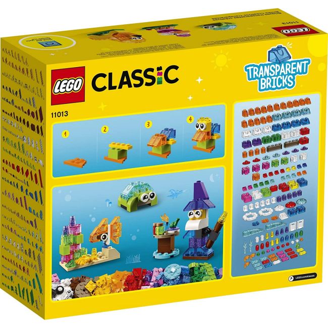 LEGO CLASSIC CARAMIZI TRANSPARENTE CREATIVE 11013 VIVLEGO11013
