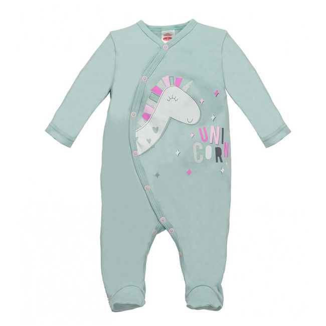 Salopeta cu botosei cu unicorn - Colectia Unicorn Mint MK02206D
