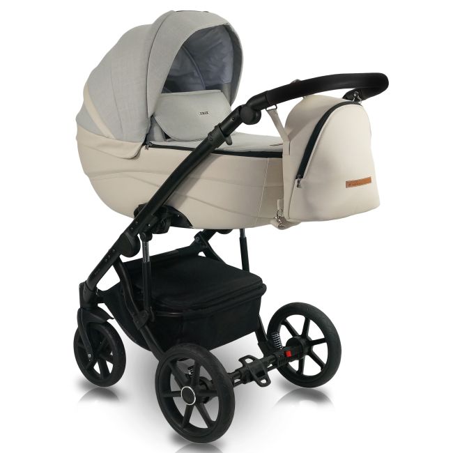 Carucior copii 2 in 1, reversibil, 0-36 luni, Bexa Ideal 2020 Beige Marble PJBideal2020-ID07D