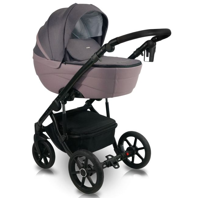 Carucior Copii 3 In 1, Reversibil, Complet Accesorizat, 0-36 Luni, Bexa Ideal 2020 Soft Purple Pjbideal2020-id04
