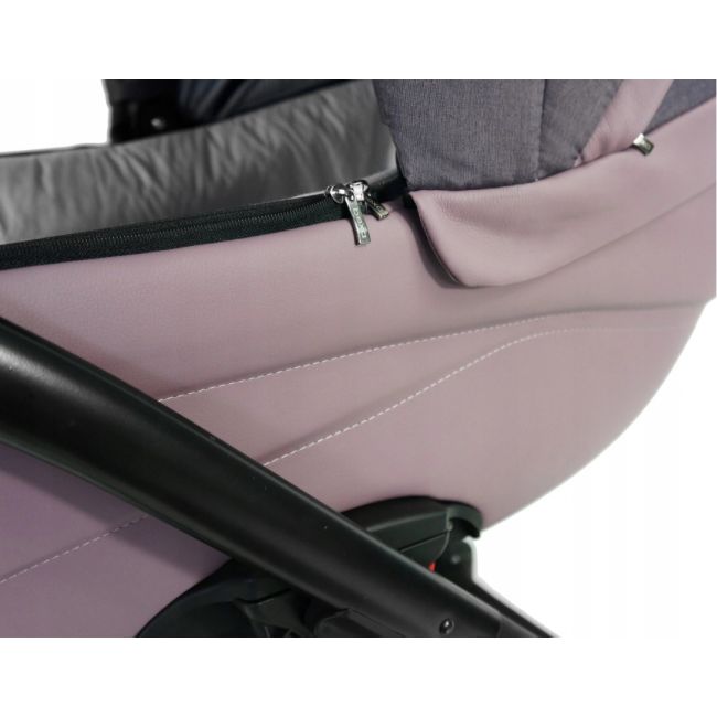 Carucior Copii 3 In 1, Reversibil, Complet Accesorizat, 0-36 Luni, Bexa Ideal 2020 Soft Purple Pjbideal2020-id04
