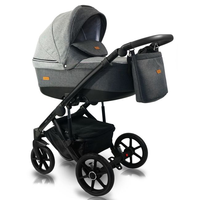 Carucior copii 3 in 1, reversibil, 0-36 luni, BEXA ULTRA 2.0 DARK GREY PJBUltra2.0-U07B