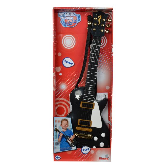 CHITARA ROCK MY MUSIC WORLD 53CM NEAGRA VIV106837110_Negru