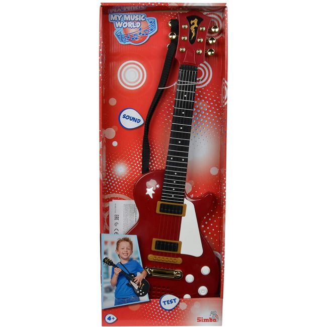 CHITARA ROCK MY MUSIC WORLD 53CM ROSIE VIV106837110_Rosu