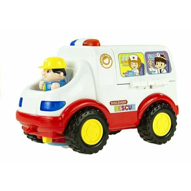 Hola Toys - Ambulanta cu accesorii, cu lumini si sunete BYN1818962719262