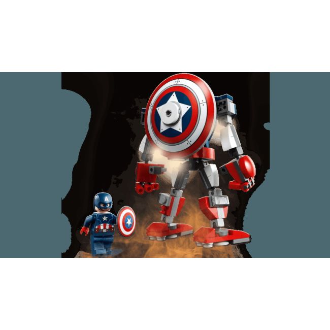 LEGO SUPER HEROES ARMURA DE ROBOT CAPITANUL AMERICA 76168 VIVLEGO76168