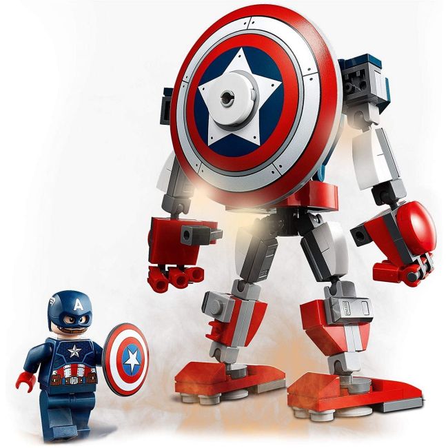 LEGO SUPER HEROES ARMURA DE ROBOT CAPITANUL AMERICA 76168 VIVLEGO76168