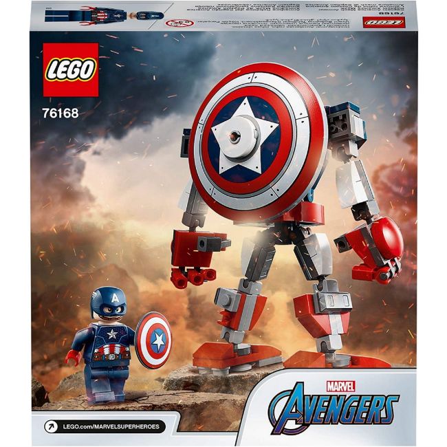 LEGO SUPER HEROES ARMURA DE ROBOT CAPITANUL AMERICA 76168 VIVLEGO76168