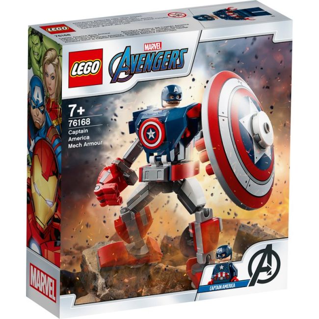 LEGO SUPER HEROES ARMURA DE ROBOT CAPITANUL AMERICA 76168 VIVLEGO76168