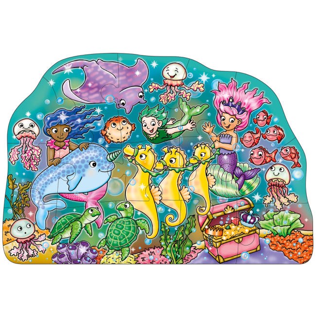 Puzzle de podea Distractia Sirenelor MERMAID FUN PUZZLE - OR294
