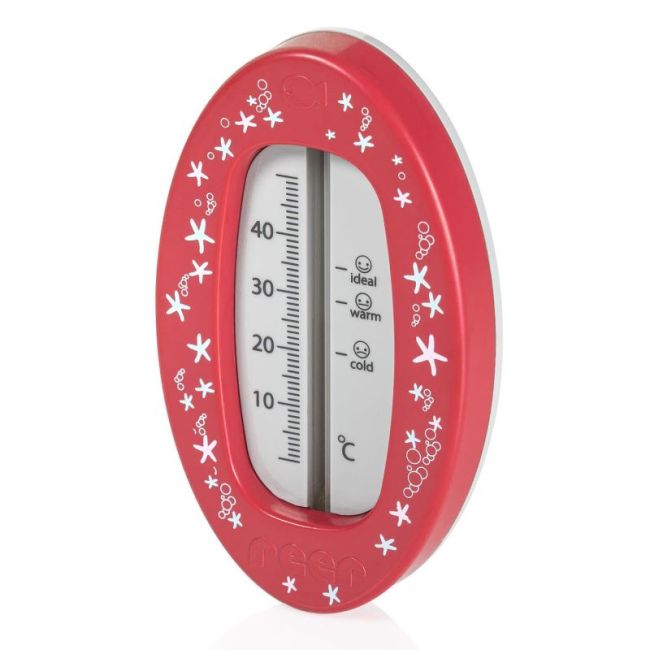 Termometru de baie oval red-berry Reer 24114