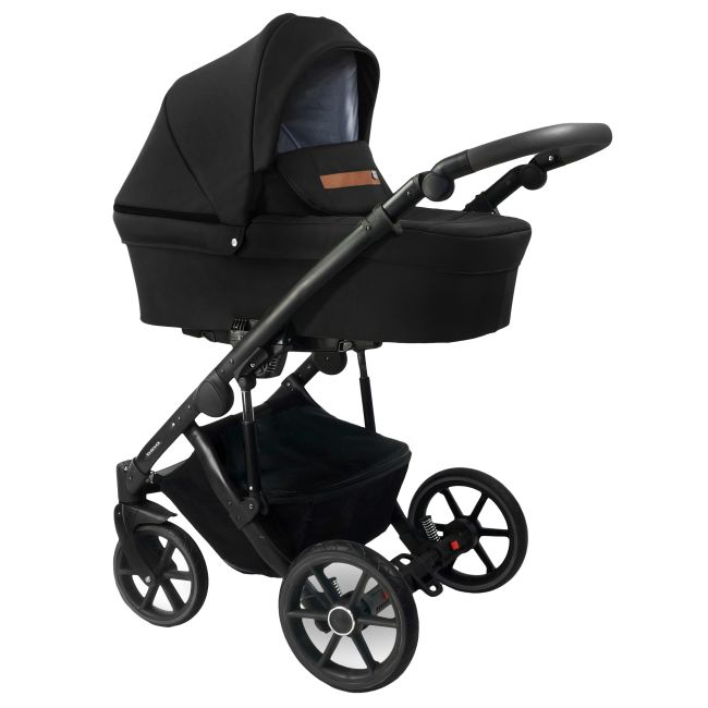 Carucior copii 3 in 1, reversibil, 0-36 luni, Bexa Line Black PJBL6