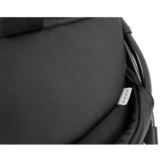 Carucior copii 3 in 1, reversibil, 0-36 luni, Bexa Line Black PJBL6