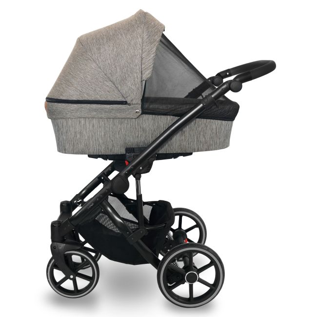 Carucior copii 3 in 1, reversibil, 0-36 luni, Bexa Line Black PJBL6