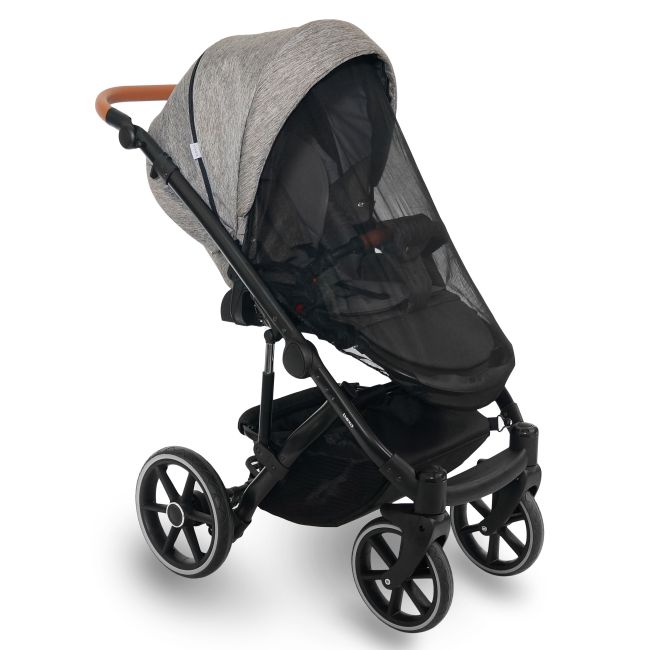 Carucior copii 3 in 1, reversibil, 0-36 luni, Bexa Line Black PJBL6