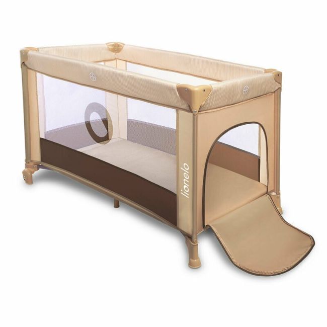 Lionelo - patut pliant stefi, 120x60 cm, beige - chocolate bynlo-stefi_beige_chocolate