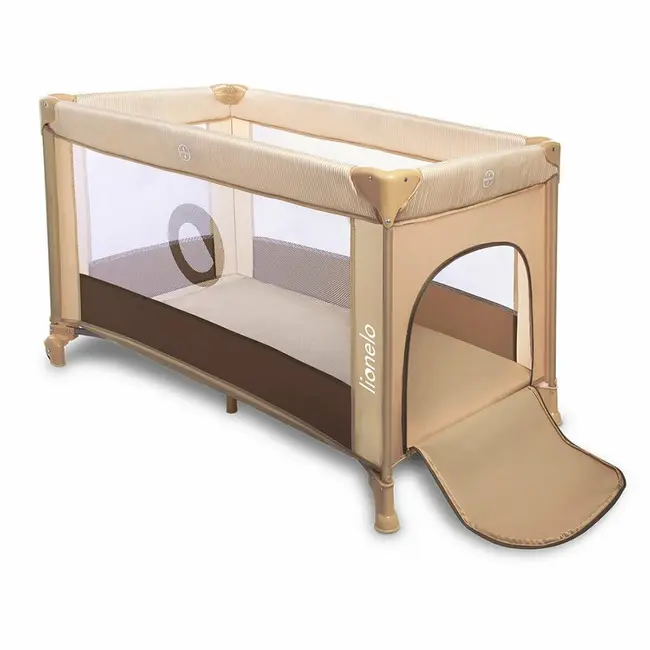 Lionelo - patut pliant stefi, 120x60 cm, beige - chocolate bynlo-stefi_beige_chocolate