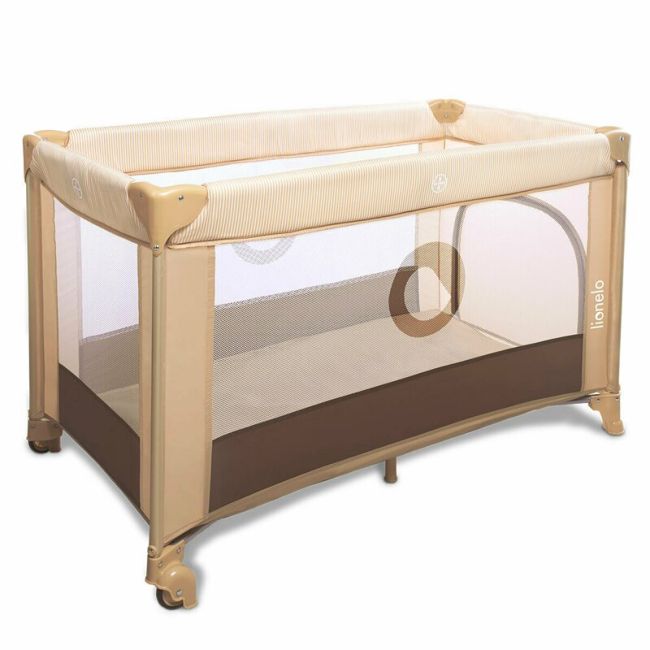 Lionelo - patut pliant stefi, 120x60 cm, beige - chocolate bynlo-stefi_beige_chocolate