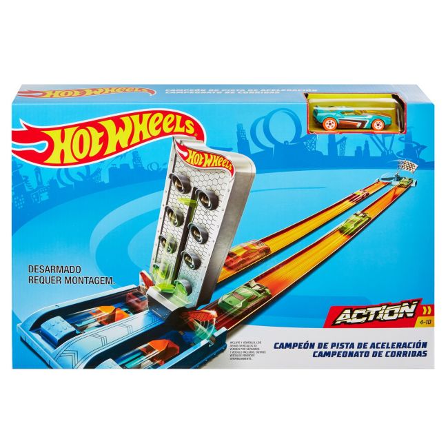 HOT WHEELS LANSATOR CU MASINUTA PISTA PENTRU ACCELERATII MAXIME VIVMTGBF81_GBF82