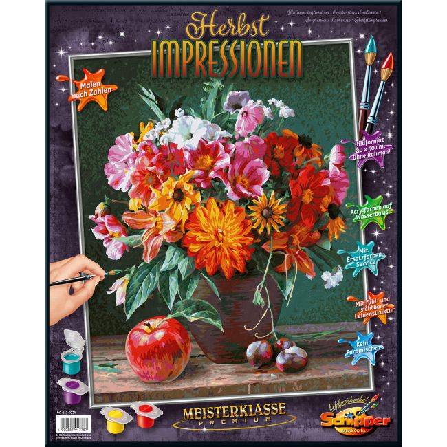 KIT PICTURA PE NUMERE SCHIPPER IMPRESII DE TOAMNA VIV609130778