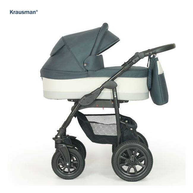 Krausman - Carucior 3 in 1 Jet Dark Grey