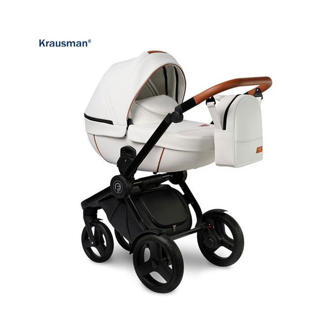 Krausman - Carucior 3 in 1 Topaz Lux White