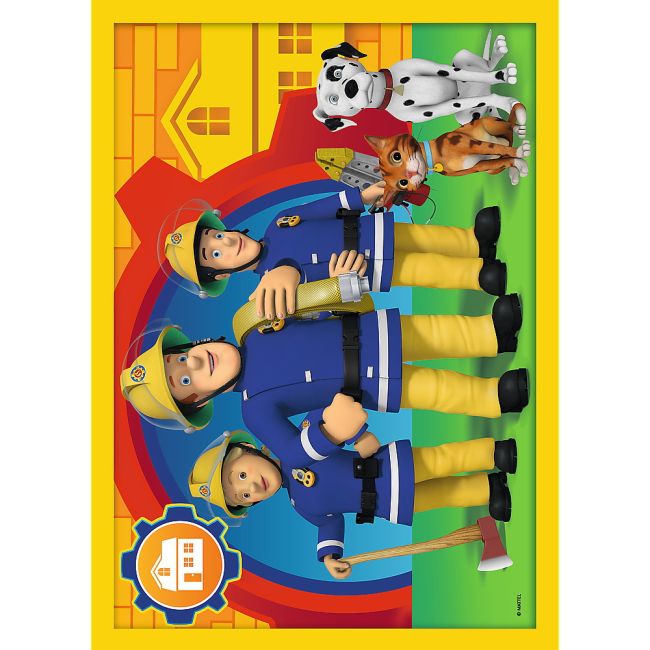 PUZZLE TREFL 4IN1 AJUTOARELE POMPIERULUI SAM VIV34373
