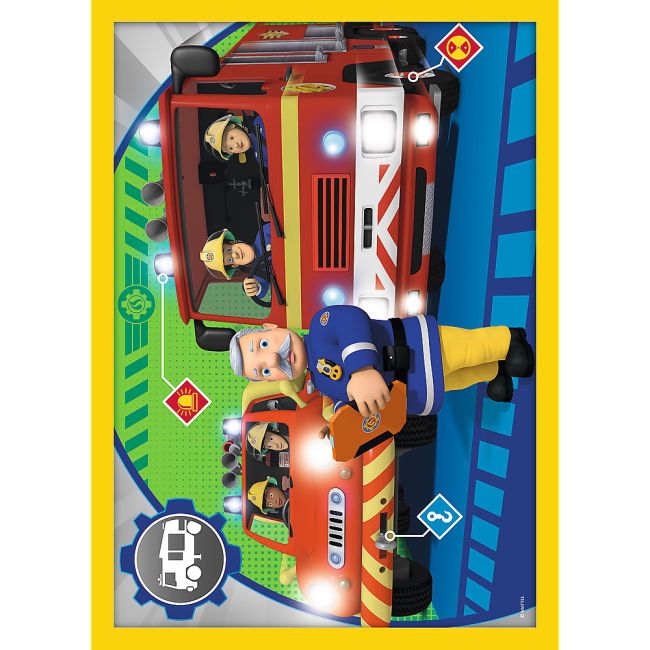 PUZZLE TREFL 4IN1 AJUTOARELE POMPIERULUI SAM VIV34373