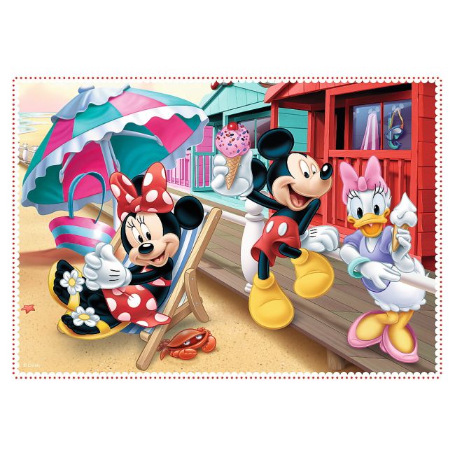 PUZZLE TREFL 4IN1 MINNIE MOUSE SI PRIETENII EI VIV34355