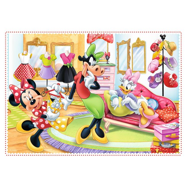 PUZZLE TREFL 4IN1 MINNIE MOUSE SI PRIETENII EI VIV34355