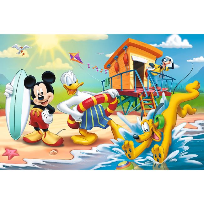 PUZZLE TREFL 60 DISTRACTIE PE PLAJA CU MICKEY MOUSE VIV17359