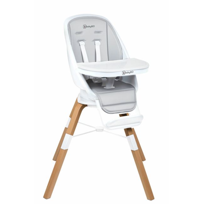 BabyGo - Scaun de masa 360° Carou, Alb BBBBGO-5752