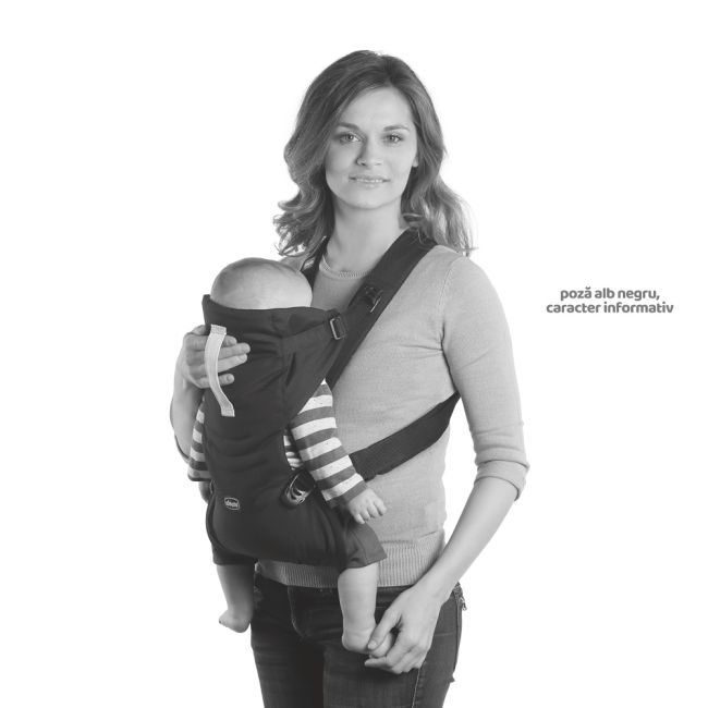 Marsupiu ergonomic Chicco Easy Fit, Geometric (Gri), 0luni+ - CHC79154-8_GEOMETRIC
