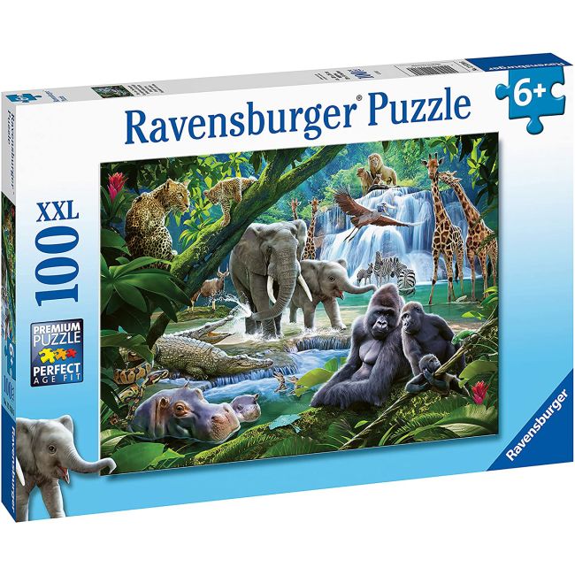 PUZZLE ANIMALE DIN JUNGLA, 100 PIESE - ARTRVSPC12970