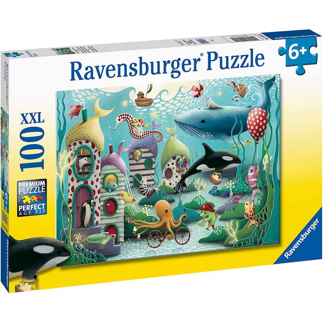 PUZZLE ANIMALE SUBACVATICE, 100 PIESE - ARTRVSPC12972