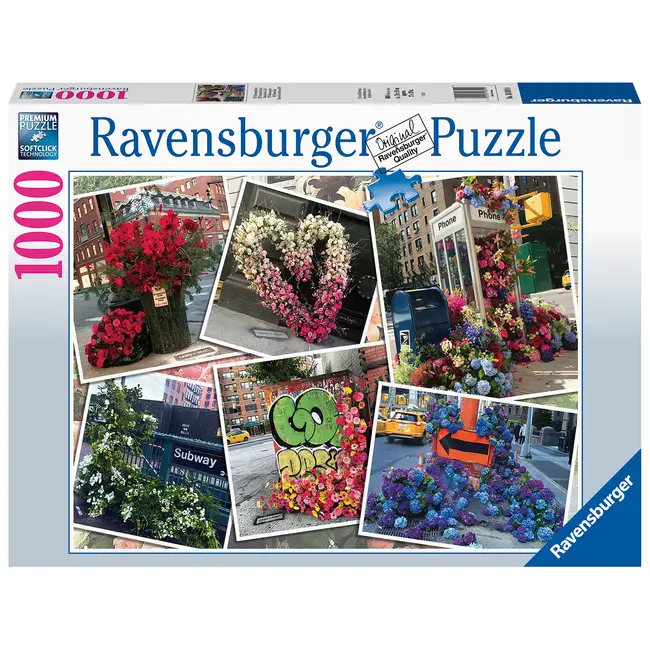 PUZZLE FLORI IN NEW YORK, 1000 PIESE - ARTRVSPA16819