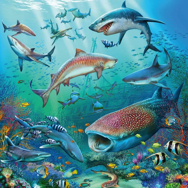PUZZLE LUMEA SUBACVATICA, 3x49 PIESE - ARTRVSPC05149