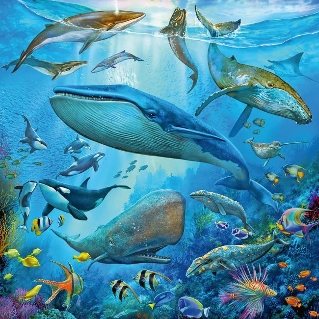 PUZZLE LUMEA SUBACVATICA, 3x49 PIESE - ARTRVSPC05149