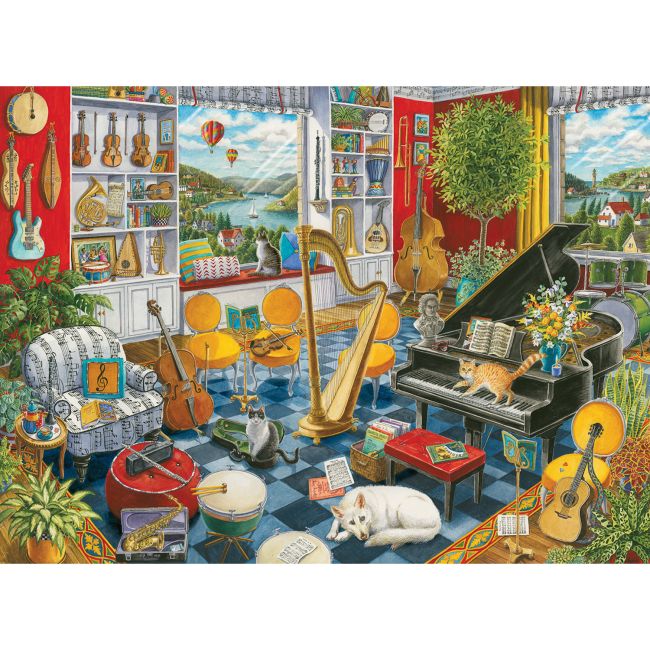 PUZZLE SALA DE MUZICA, 500 PIESE - ARTRVSPA16836