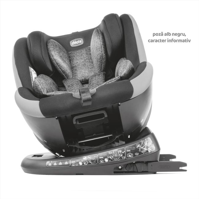 Scaun auto isofix rotativ Chicco Seat4Fix, IndiaInk (Albastru), grupa  0+/1/2/3, 0-36Kg CHC79860-8_INDIA INK