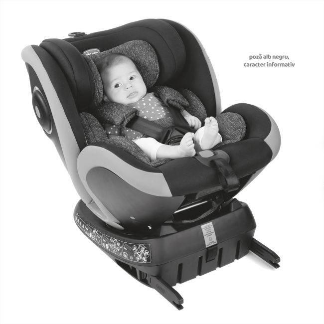 Scaun auto isofix rotativ Chicco Seat4Fix, IndiaInk (Albastru), grupa  0+/1/2/3, 0-36Kg CHC79860-8_INDIA INK