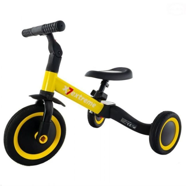Tricicleta 4 in 1 extreme eurobaby tr001 - galben edeeb121yellow