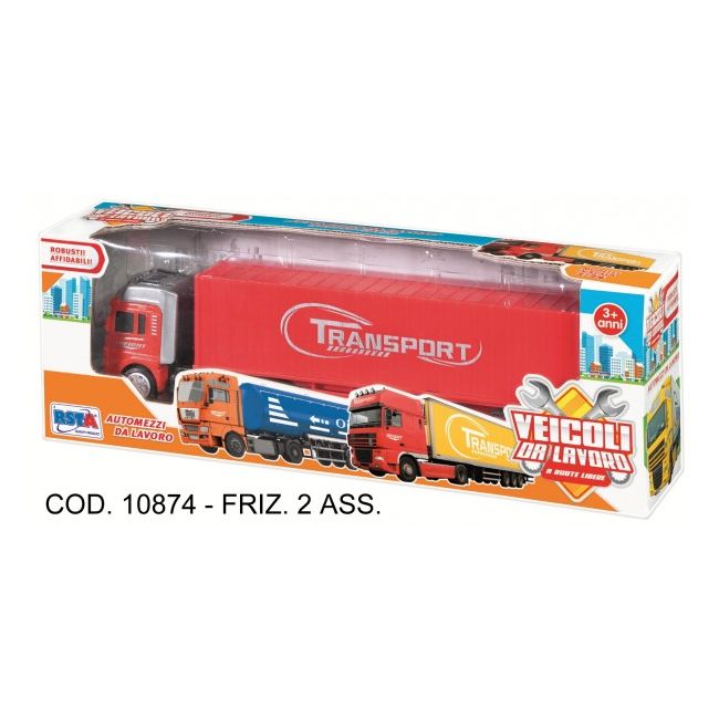 Camion scara 1:24 cu pullback RS Toys - SOLRS10874