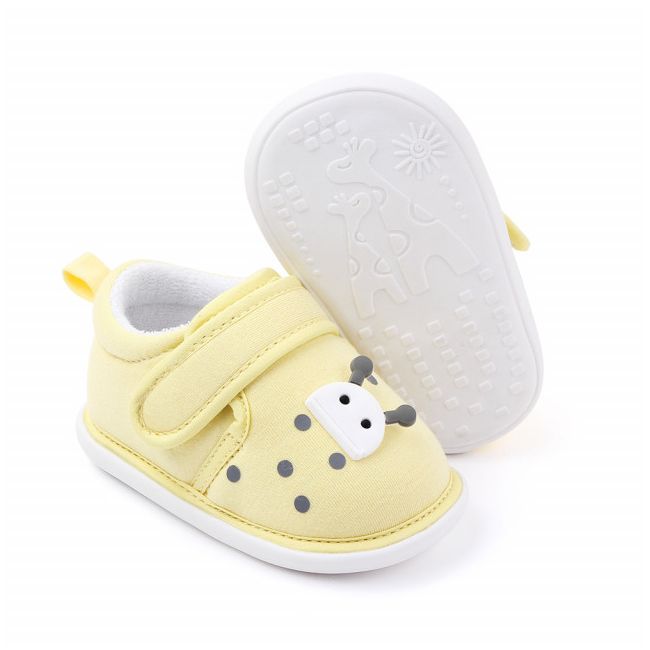 Pantofiori galbeni pentru fetite - Buburuza MDd2440-4-p12.12-18 luni (Marimea 21 incaltaminte)