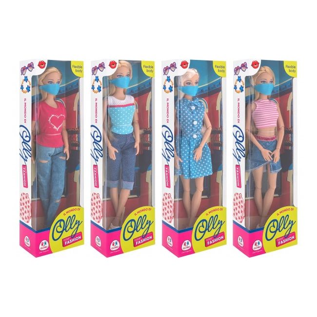 Papusa fashion cu masca Globo  - SOLGL40427