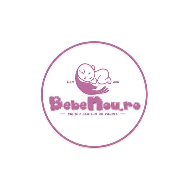 Baveta silicon Beaba Old Pink ERFB913491