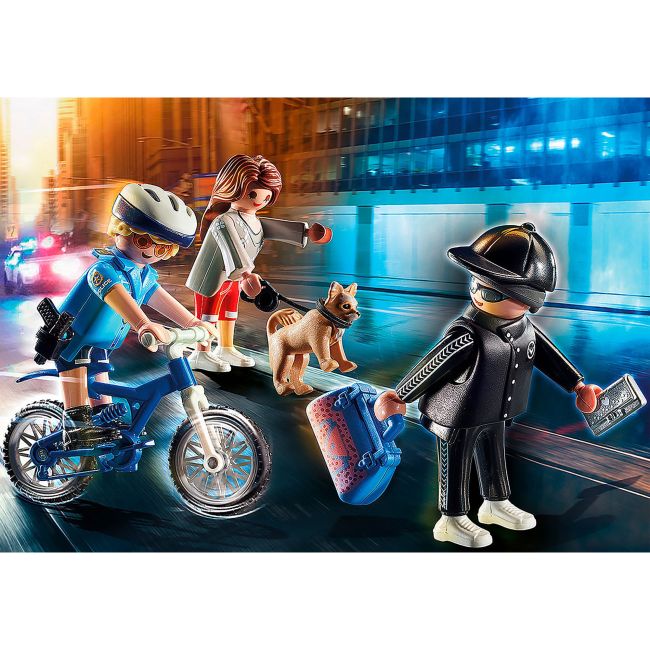 POLITIST PE BICICLETA SI HOT - ARTPM70573