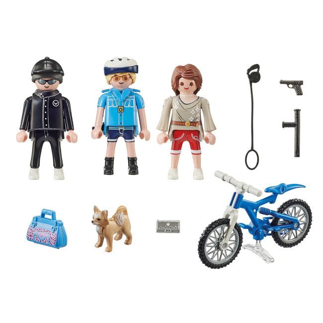 POLITIST PE BICICLETA SI HOT - ARTPM70573