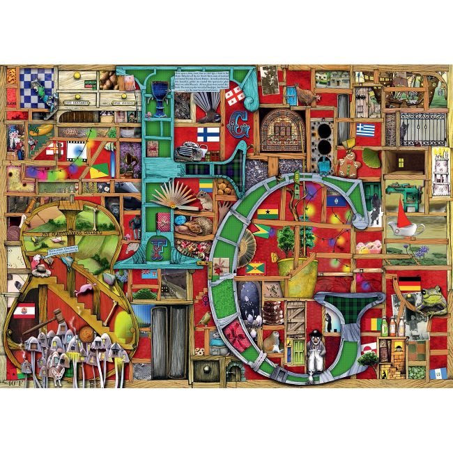 PUZZLE ALFABET COLIN THOMPSON, 1000 PIESE - ARTRVSPA16761